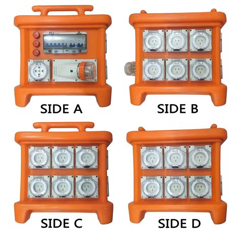 portable outdoor power distribution box|waterproof electrical connection box.